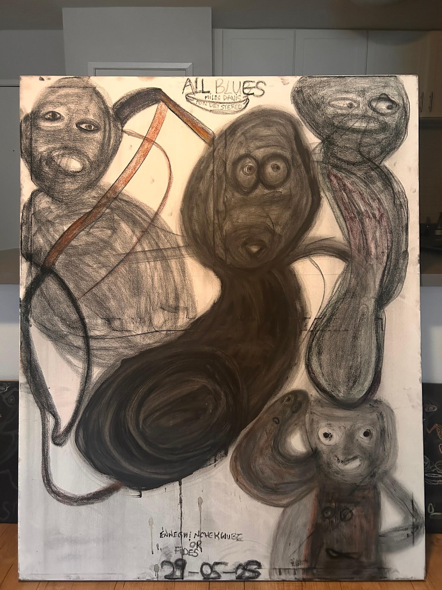 ENWEGHI NCHEKWUBE or FIDES — front of canvas